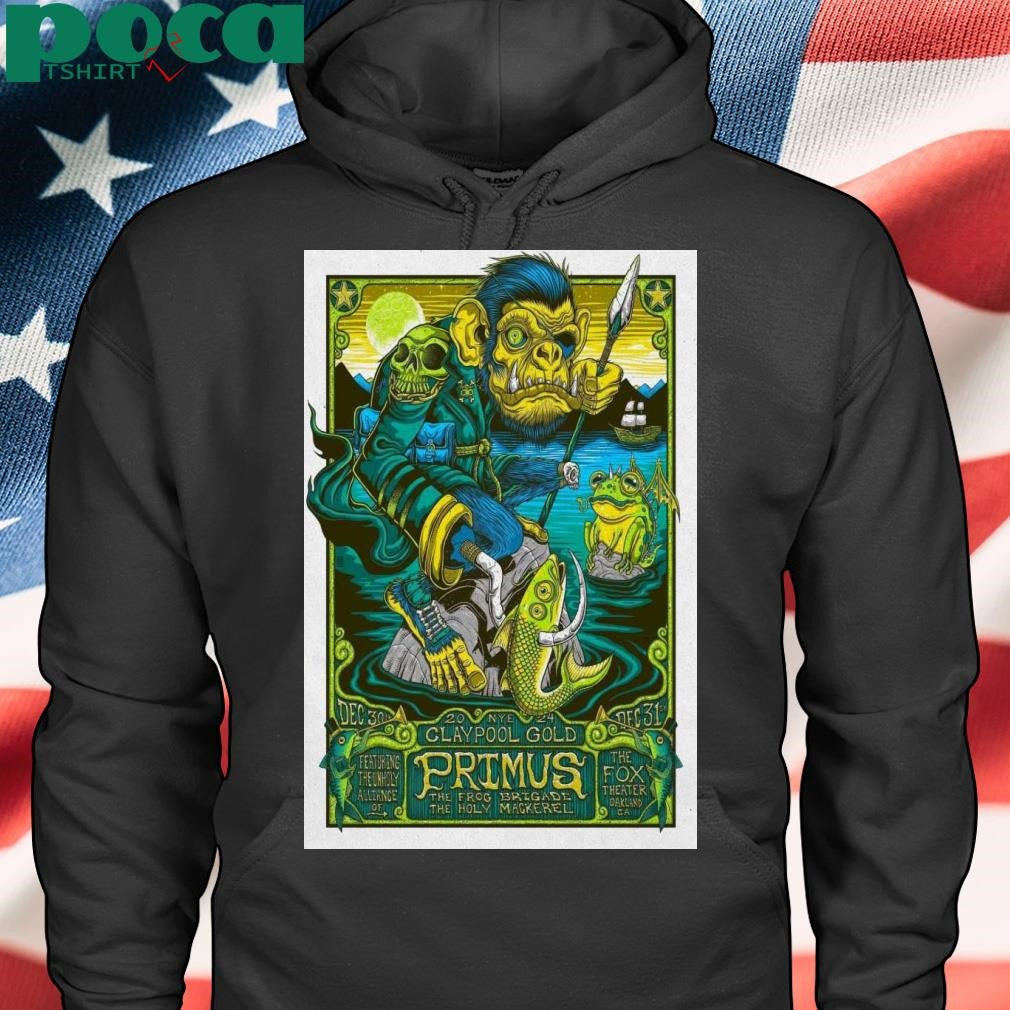 Primus Fox Theater Oakland CA Dec 30-31 2024 Poster shirt