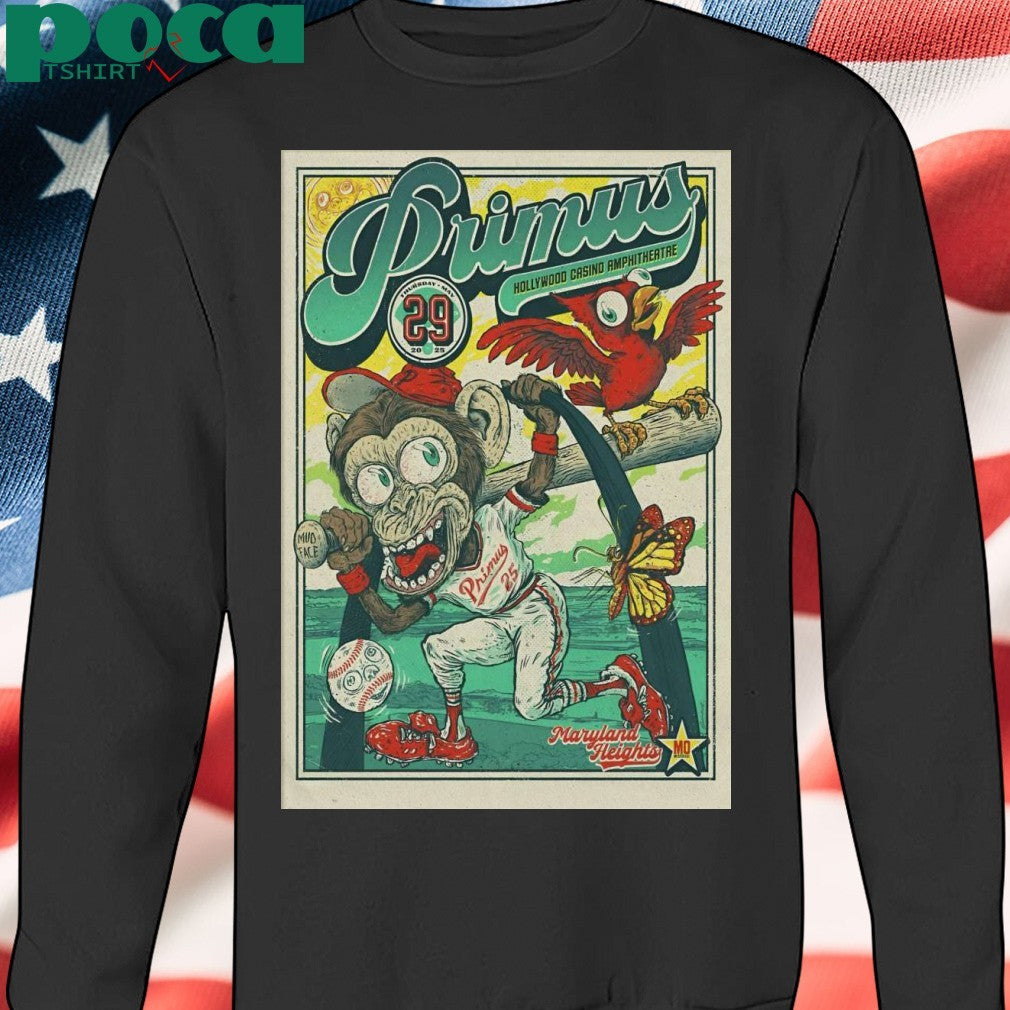 Primus Hollywood Casino Amphitheater In Maryland Heights MO May 29 2025 Poster Shirt