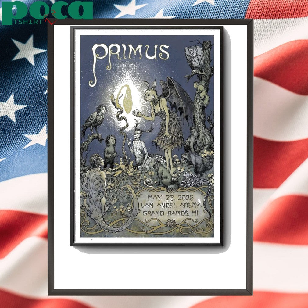 Primus In Grand Rapids MI On May 28 2025 Poster shirt
