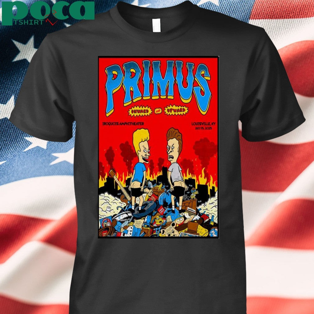 Primus Louisville Tour On July 15 2025 Poster T-shirt