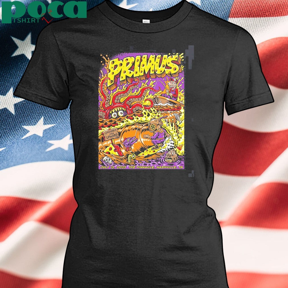 Primus Nashville Tennessee 2025 Event Poster At The Pinnacle On July 13 2025 shirt