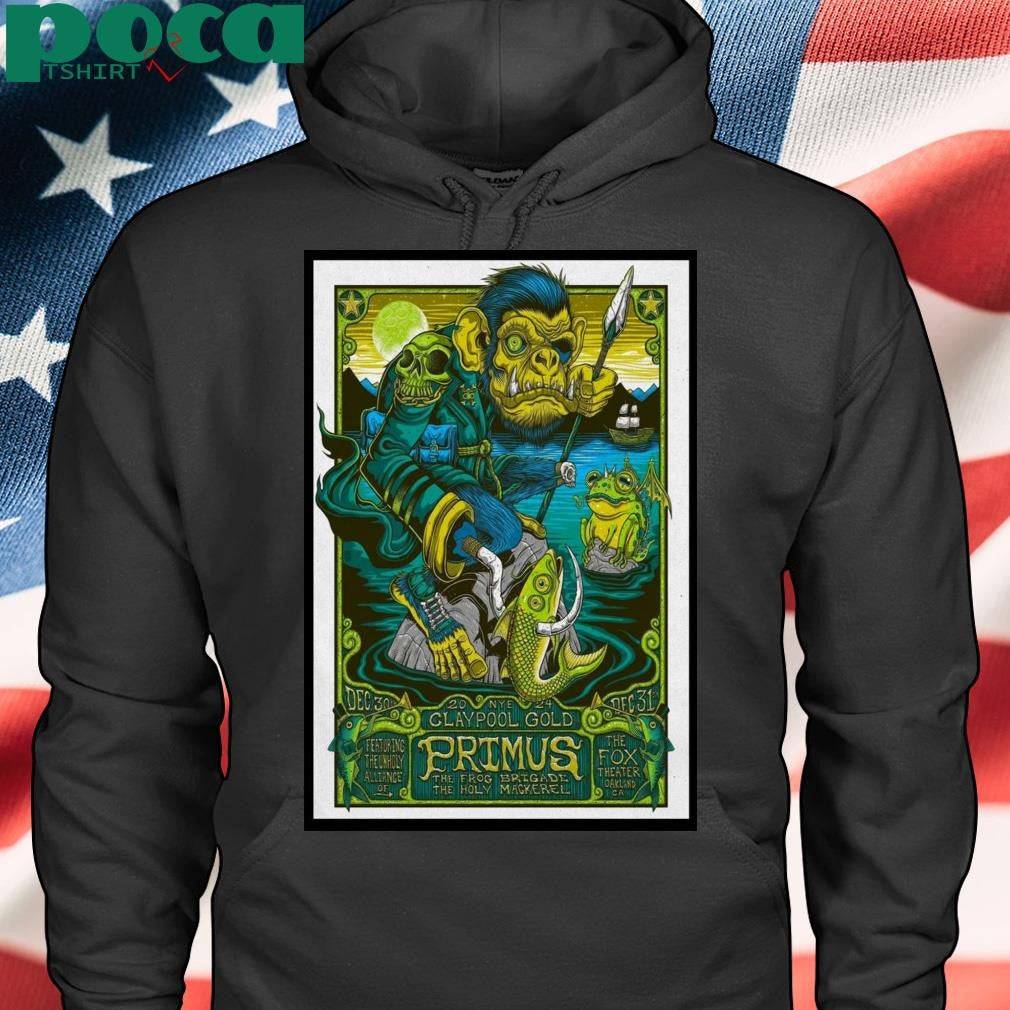 Primus Tour Frog Brigade Dec 30 And 31 2024 Poster Holy Mackerel Shirt