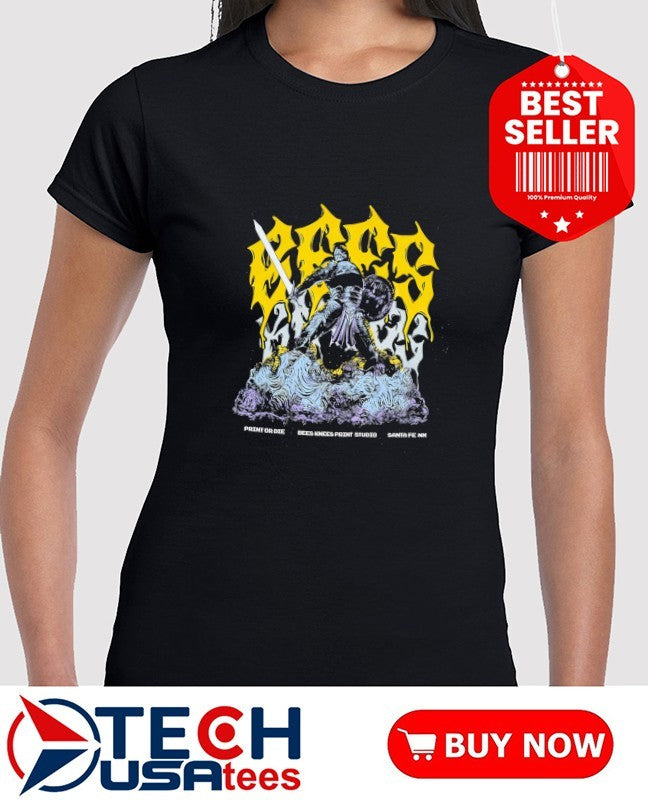 Print or Die Bees Knees Print Studio in Santa Fe NM shirt