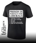 Prison Is Perfect for Liberals Edgy Anti Liberal meme shirt