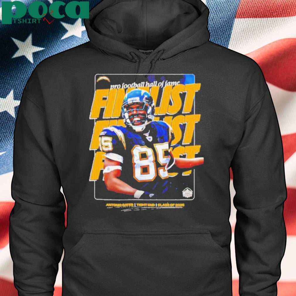 Pro football Hall of Fame Antonio Gates tight end class of 2025 shirt