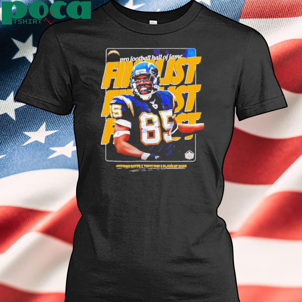 Pro football Hall of Fame Antonio Gates tight end class of 2025 shirt