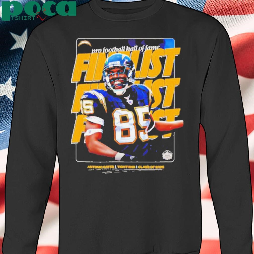 Pro football Hall of Fame Antonio Gates tight end class of 2025 shirt