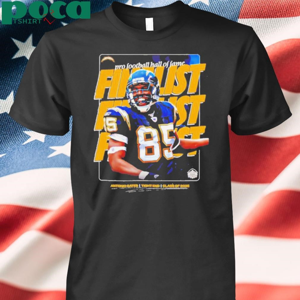 Pro football Hall of Fame Antonio Gates tight end class of 2025 shirt