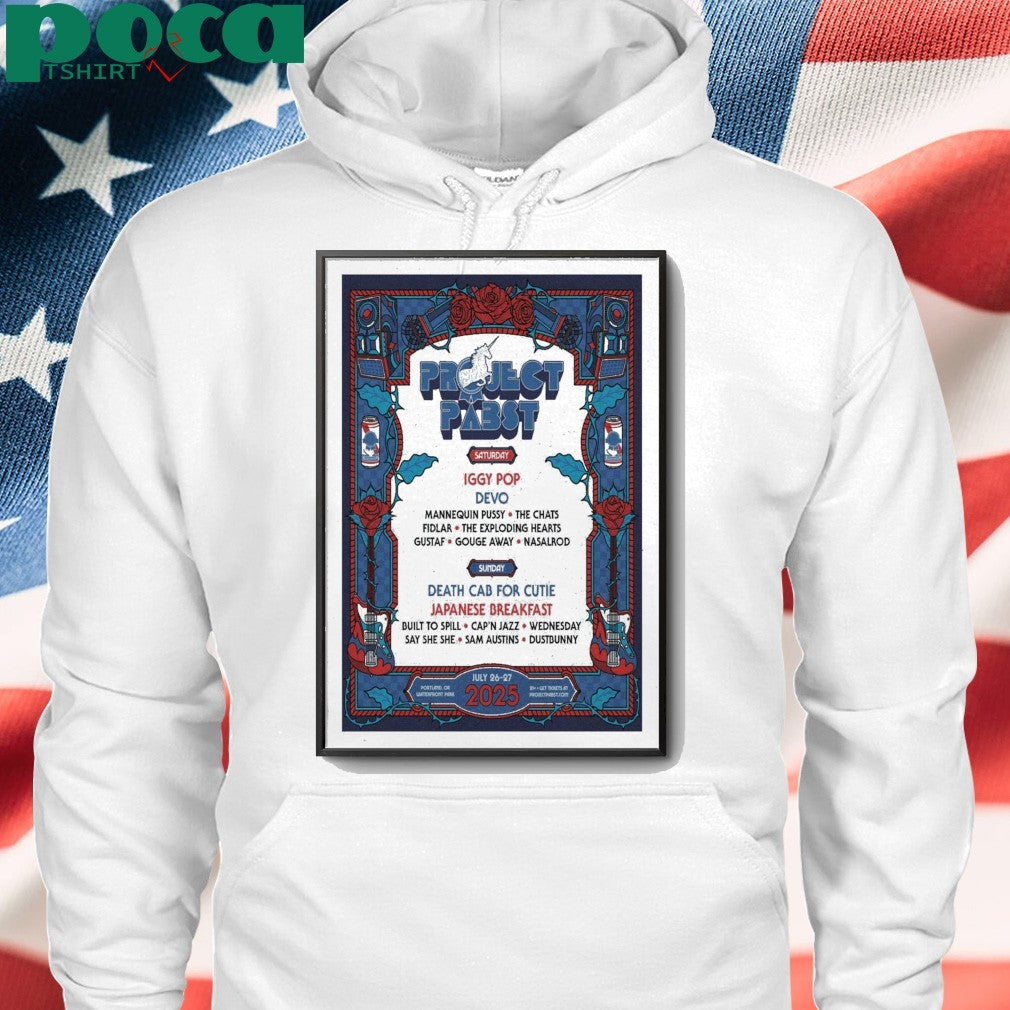 Project Pabst July 26-27, 2025 Waterfront Park. Portland, Oregon Poster shirt