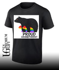 Proud Grandparent Bear Rainbow LGBT Pride Family Support shirt