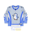 Pudgy Penguins Special Edition Hockey Jersey – Blue