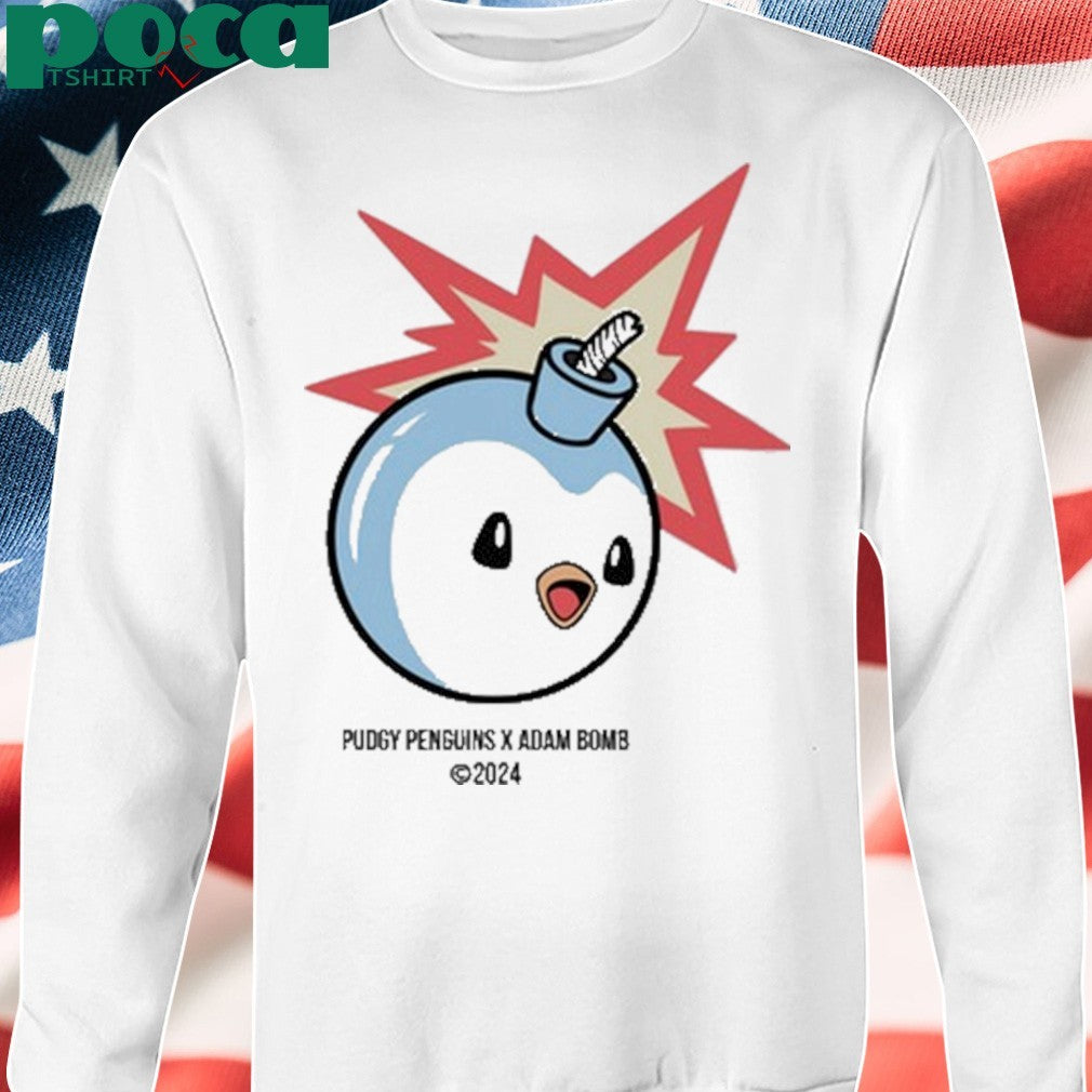 Pudgy Penguins X Adam Bomb Shirt