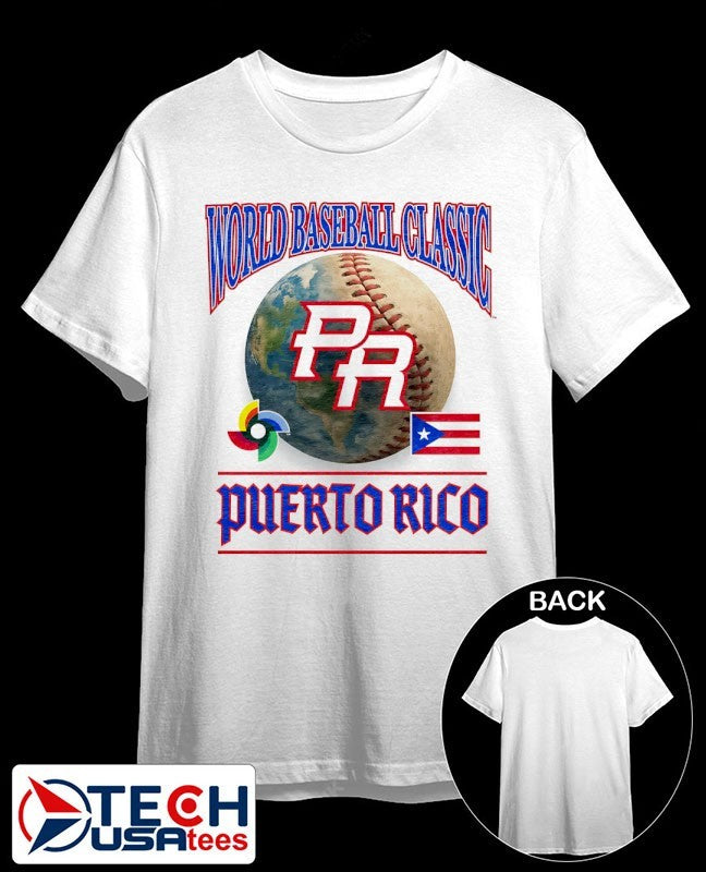 Puerto Rico 2026 World Baseball Classic logo shirt