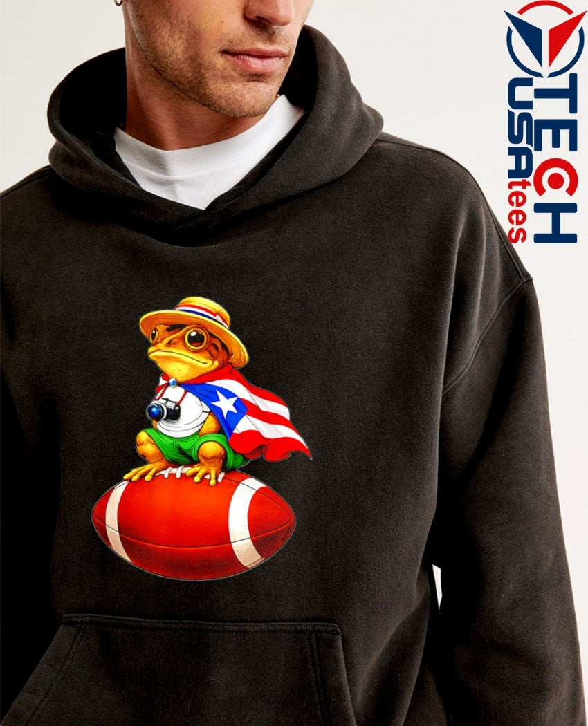 Puerto Rico Coqui Frog Football shirt