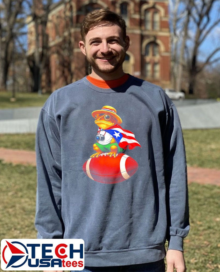 Puerto Rico Coqui Frog Football shirt