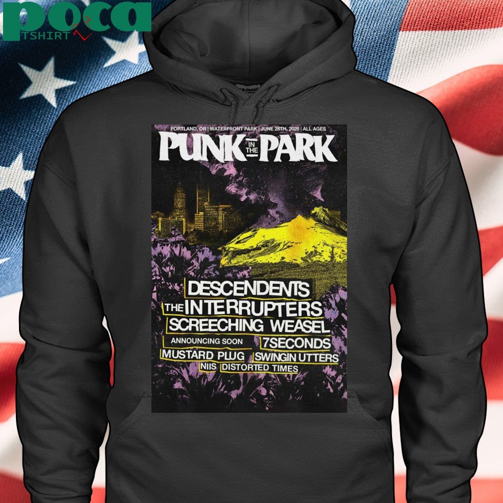 Punk In The Park OR On Jun 28 2025 In Portland Poster Shirt