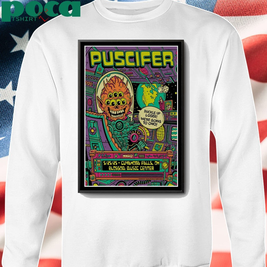 Puscifer Show May 25 2025 Blossom Music Center Cuyahoga Falls, OH Poster shirt