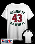Quinn Hughes #43 Minnesota Wild Quinn it to win it shirt