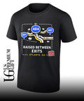 Raised between exits Atlanta shirt