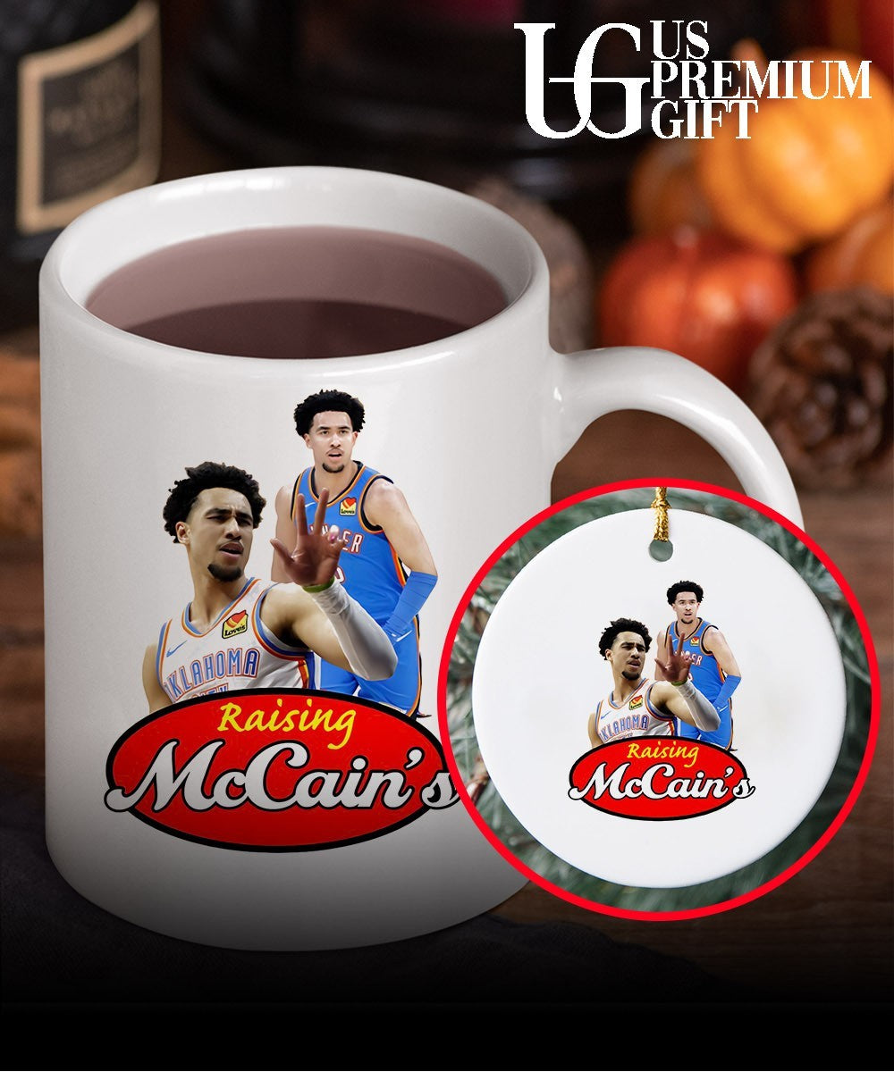 Raising McCain’s Jared McCain Oklahoma City Thunder 2026 NBA playoff T-shirt