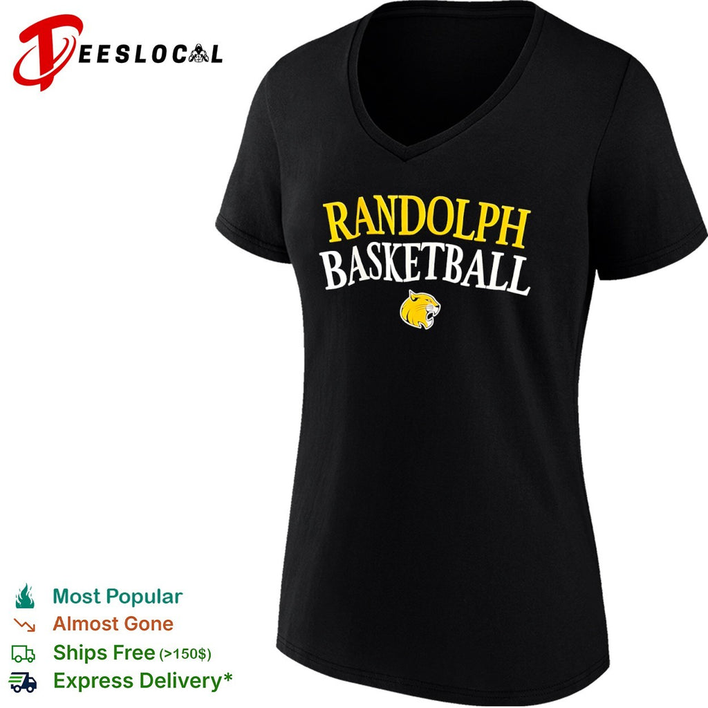 Randolph Wildcat Basketball Mascot Logo shirt