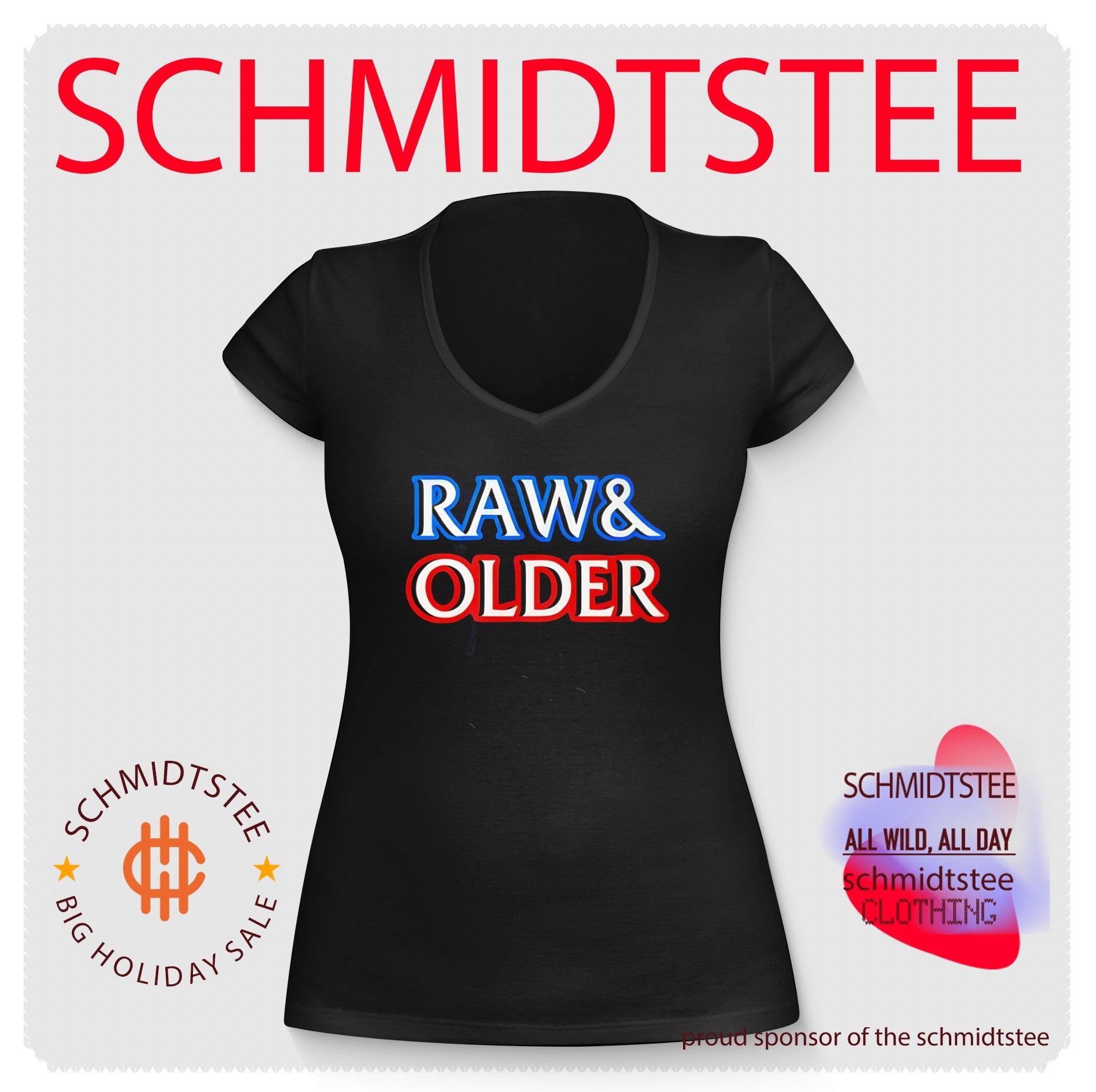 Raw and Older Parody Shirt