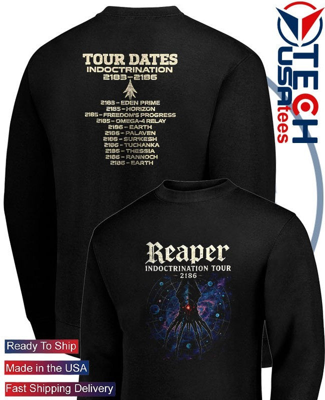 Reaper Indoctrination Tour 2186 galaxy shirt