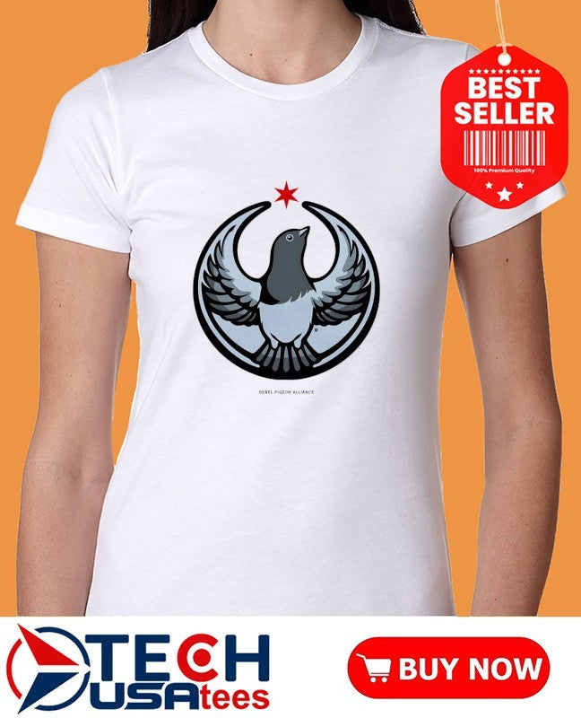 Rebel Pigeon Alliance logo shirt