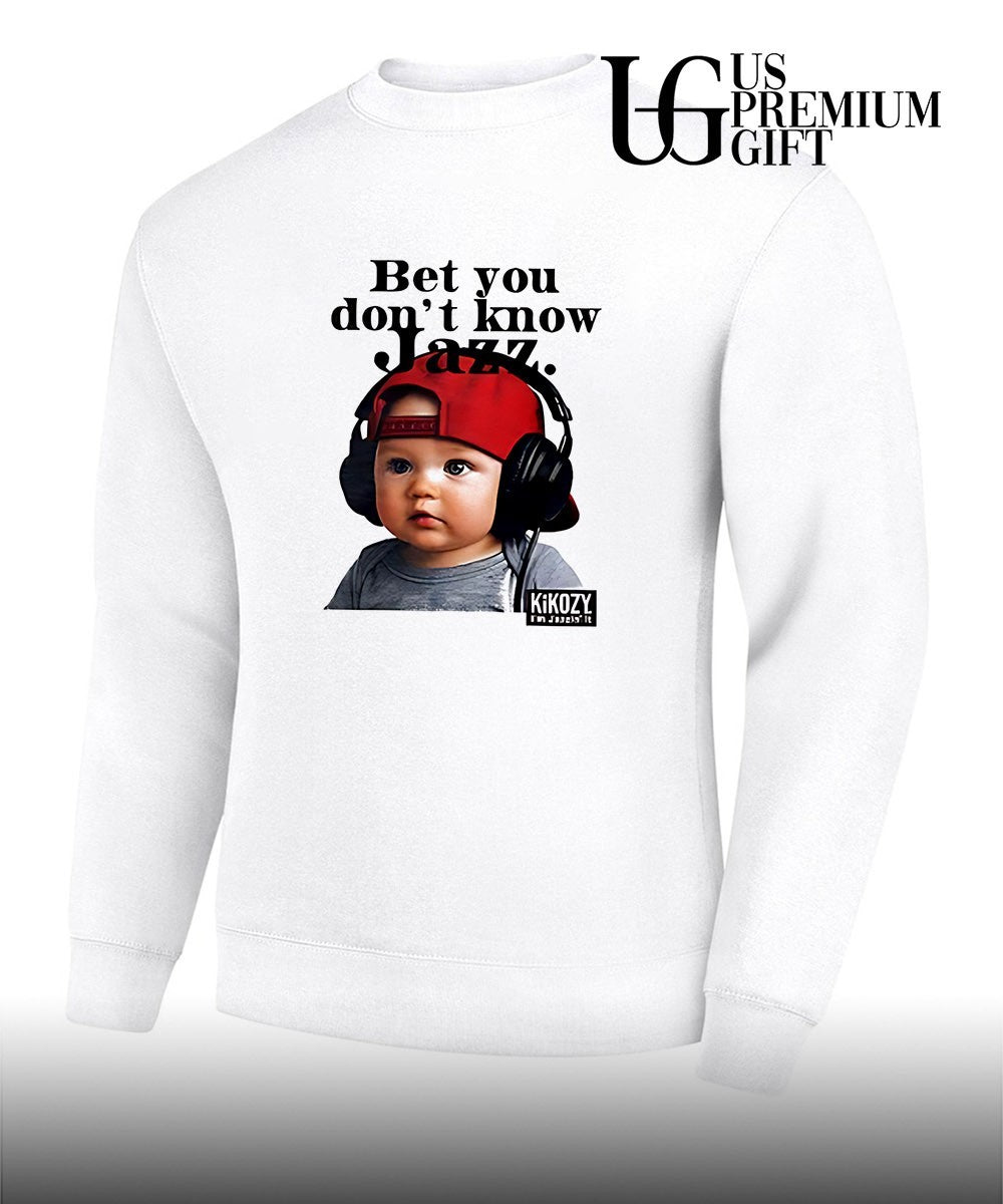 Red Baseball Cap Headphones Music Bet you don’t know Jazz shirt