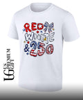 Red White and 250 USA 4th Of July shirt