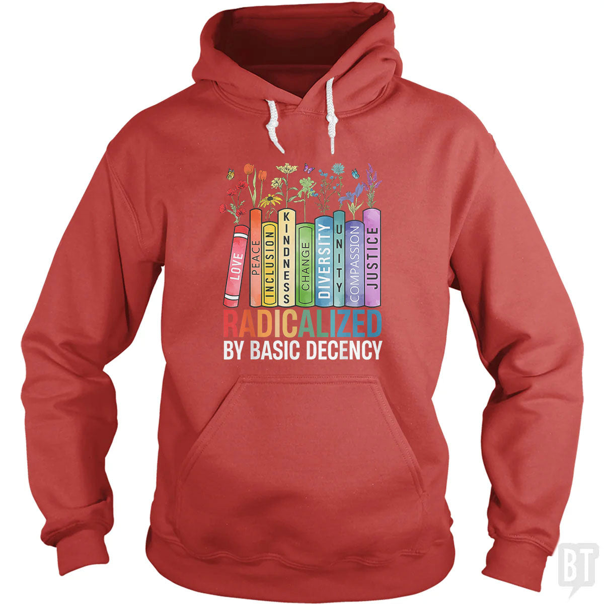Book Flower Hoodie
