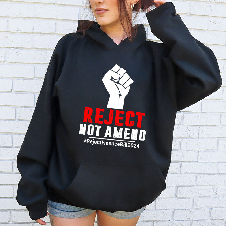 Reject Not Amend Reject Finance Bill 2024 T Shirt