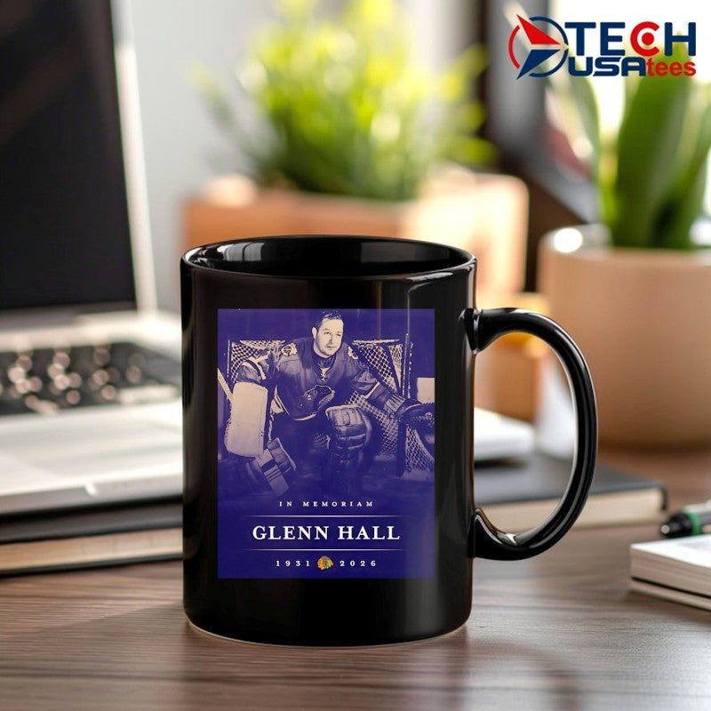 Remembering Mr. Goalie Glenn Hall 1931-2026 Chicago Black Hawks shirt