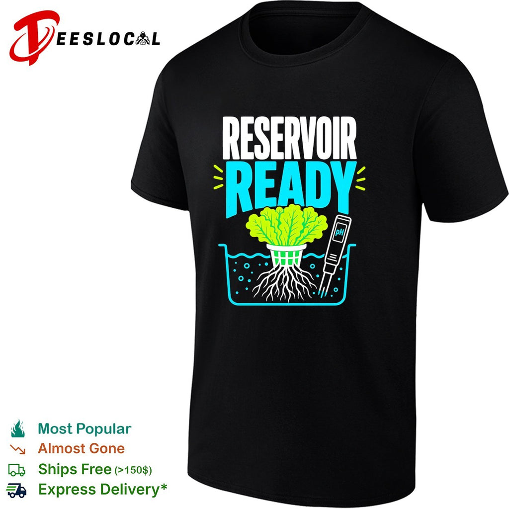 Reservoir ready hydroponic lettuce shirt