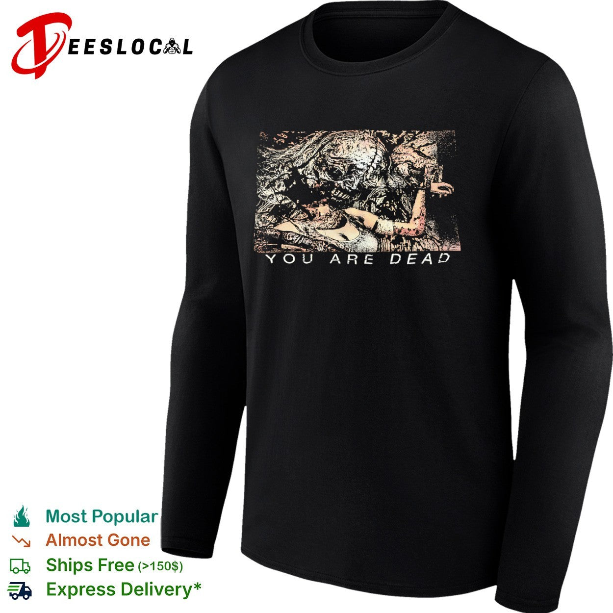 Resident Evil Game Over Monster and Jill Valentine You Are Dead shirt