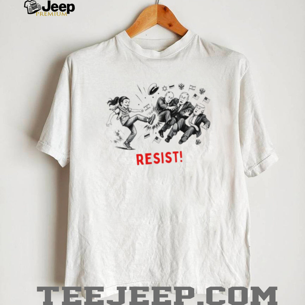 Resist Save Earth Anonymous Activist Political shirt