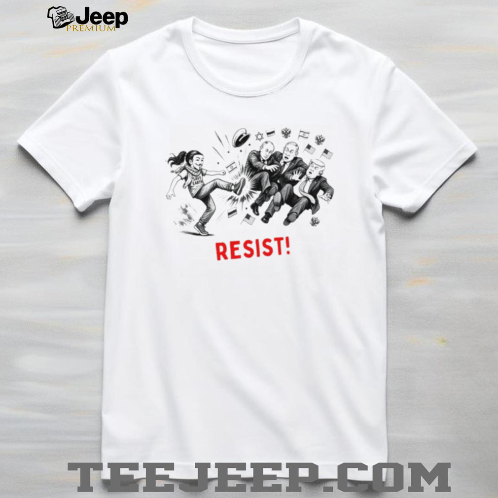Resist Save Earth Anonymous Activist Political shirt