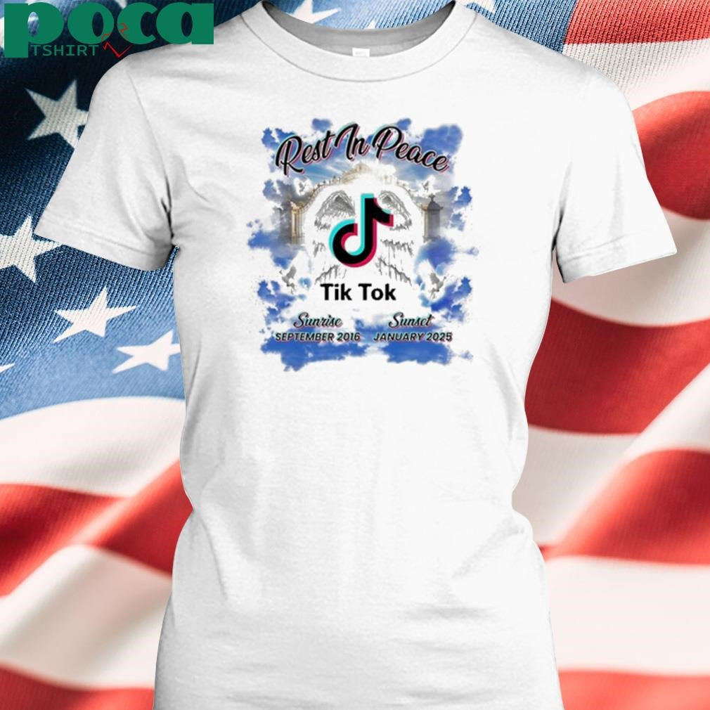 Rest In Peace Rip Tik Tok Shirt