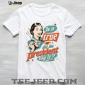 Retro Vintage Housewife Coffee President Politics Humor Shirt