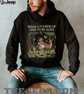 Retro What A Fucked Up Time To Be Alive Sarcastic Forest Girl T Shirt