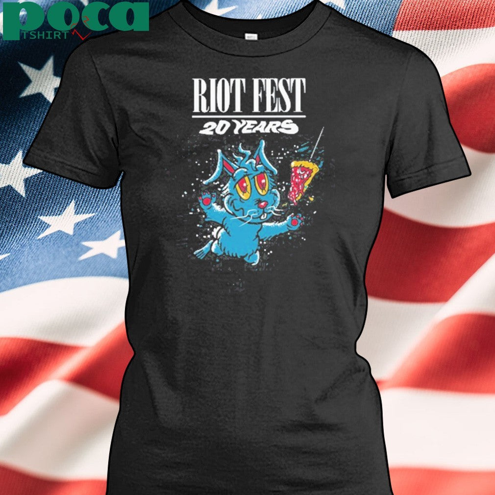 Riot Fest 20 Years Swimming Bunny shirt