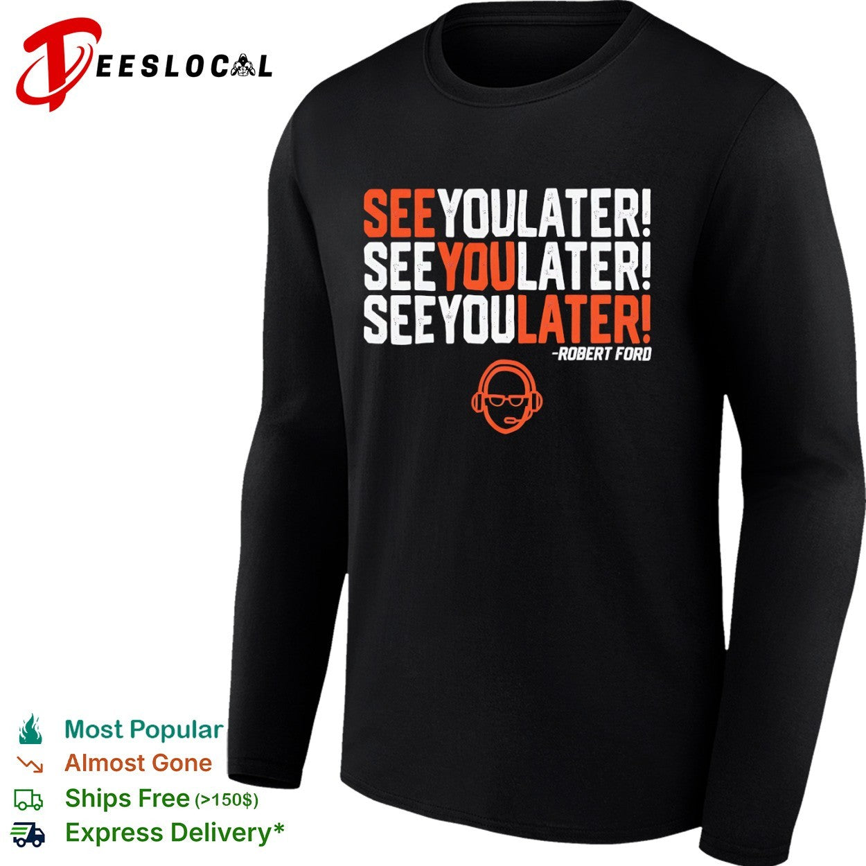 Robert Ford See You Later Houston Astros Baseball Radio Broadcaster shirt