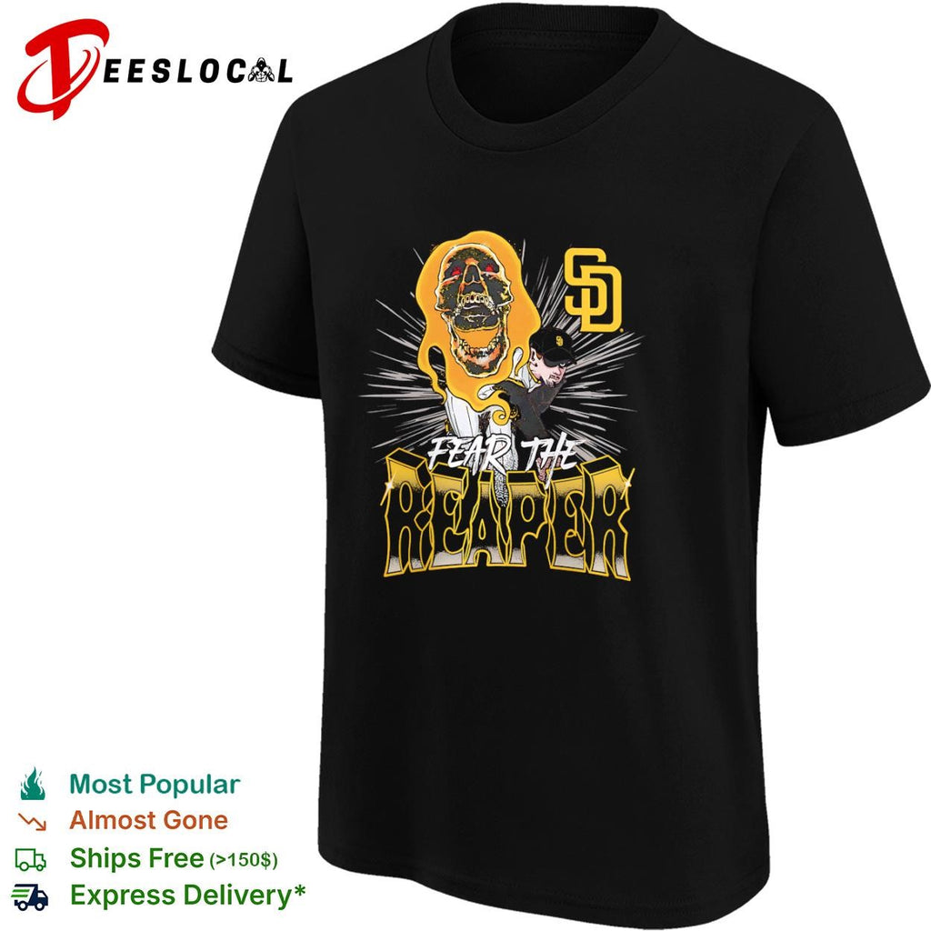 Robert Suarez San Diego Padres MLB Fear the Reaper shirt