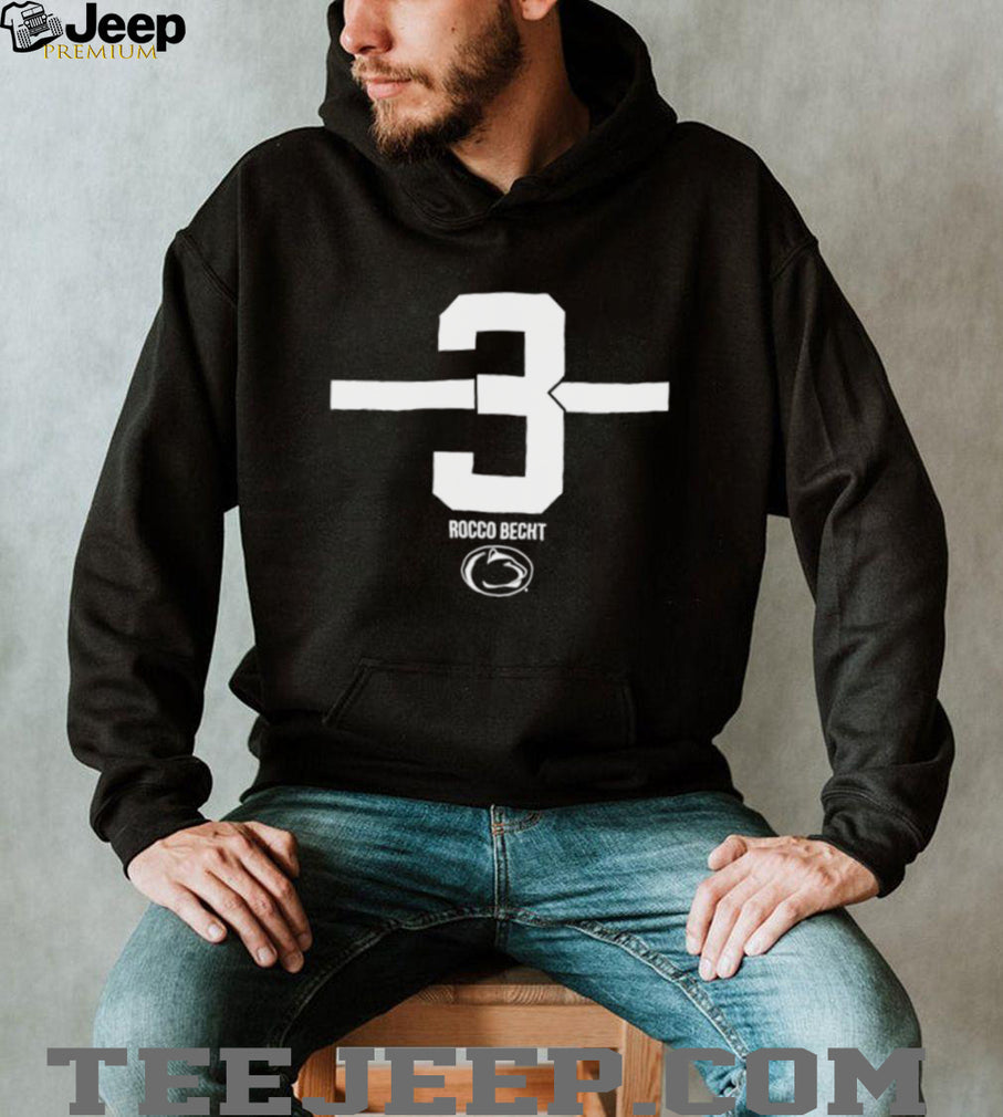 Rocco Becht 3 Penn State Nittany Lions NCAA Number and Name shirt