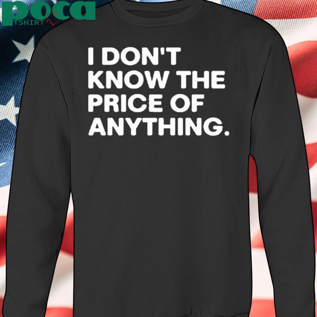 Rock Drew Carey Wearing I Don’t Know The Price Of Anything T-Shirt