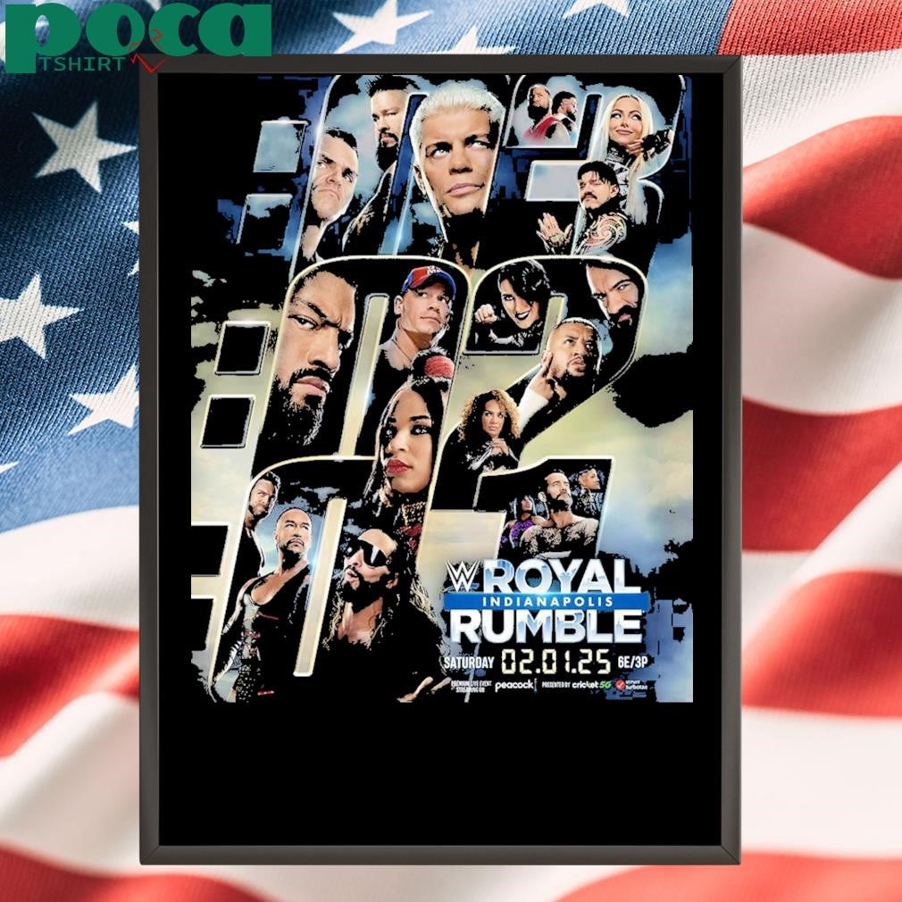 Royal Rumble 2025 Indianapolis Event Limited Tee On February 1th 2025 Shirt