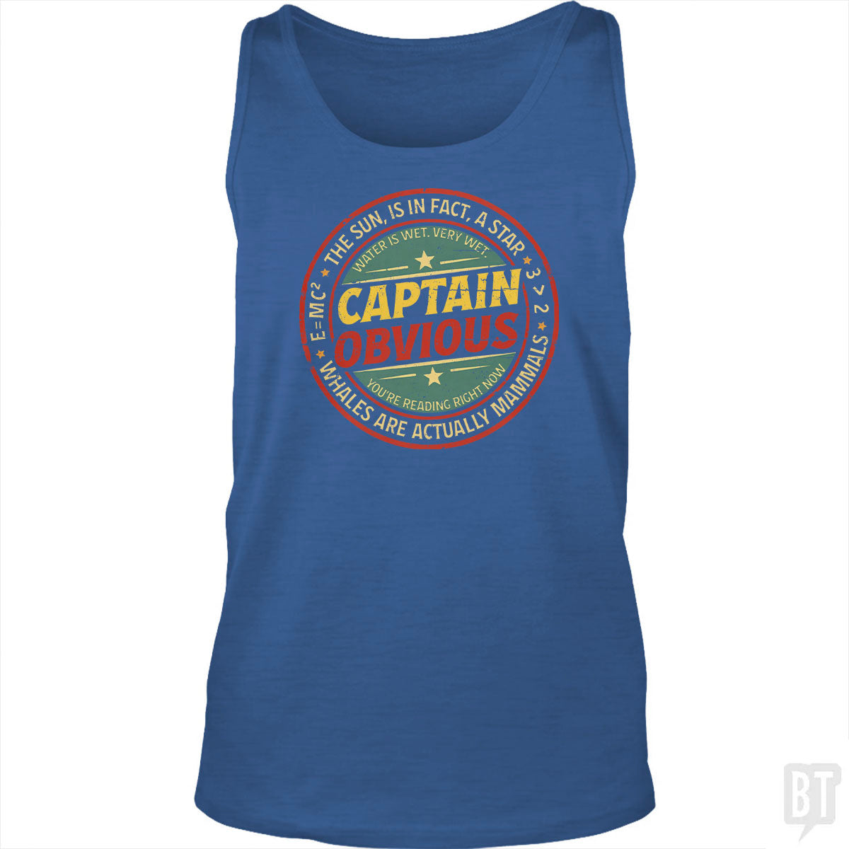 Captain Obvious Tank Top