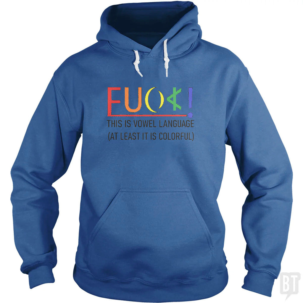 Colorful Language Hoodie