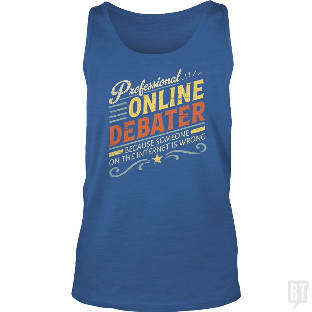 Professional Online Debater Tank Top