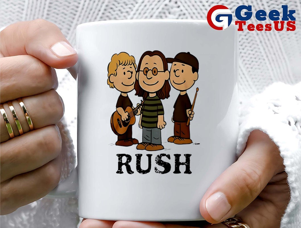 Rush Band as Peanuts shirt